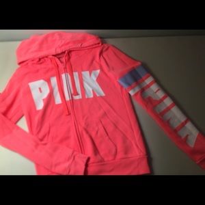 ✨Victoria’s Secret Neon PINK Hoodie✨